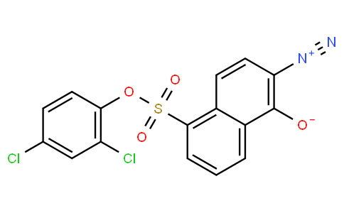 2-diazonio-5-(2,4-dichlorophenoxy)sulfonylnaphthalen-1-olate