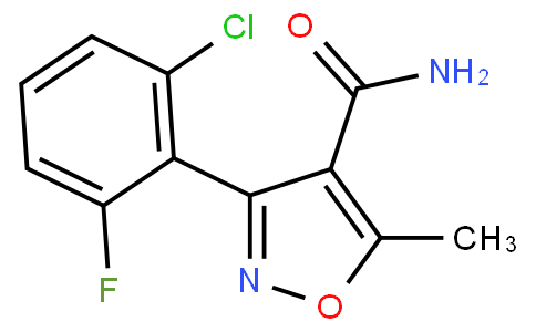 3-(2-chloro-6-fluorophenyl)-5-methyl-1,2-oxazole-4-carboxamide