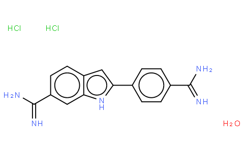2-(4-carbamimidoylphenyl)-1H-indole-6-carboximidamide,dihydrochloride