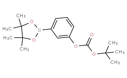 3-(4,4,5,5-四甲基-1,3,2-二氧硼戊環(huán)-2-基)苯基碳酸叔丁酯