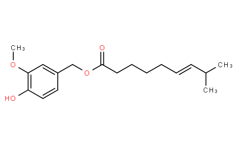 (4-hydroxy-3-methoxyphenyl)methyl (E)-8-methylnon-6-enoate