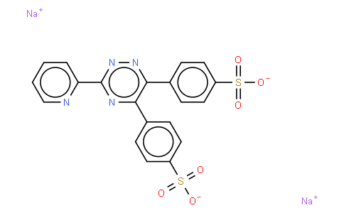 disodium,4-[3-pyridin-2-yl-6-(4-sulfonatophenyl)-1,2,4-triazin-5-yl]benzenesulfonate