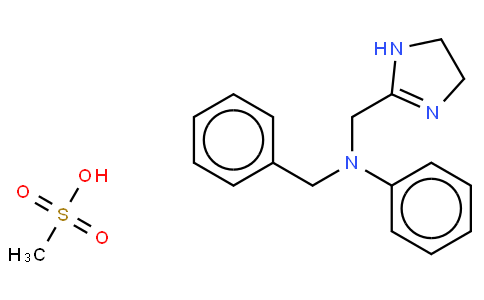 2-Phenylbenzylaminomethylimidazoline methanesulfonate