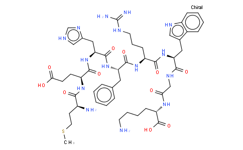 蛋氨酰-谷氨酰-組氨酰-苯丙氨酰-精氨酰-色氨酰-甘氨酰-賴氨酸