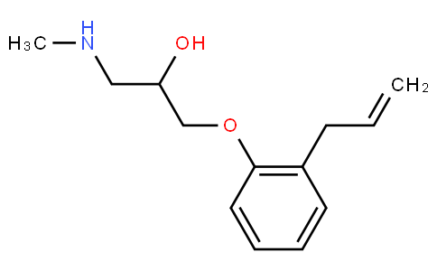 1-(methylamino)-3-(2-prop-2-enylphenoxy)propan-2-ol