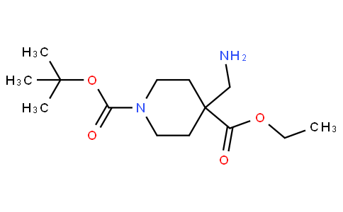 1-叔丁基 4-乙基 4-(氨基甲基)哌啶-1,4-二羧酸