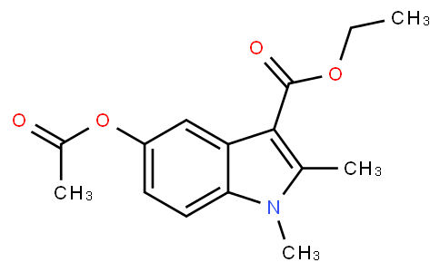 5-乙酰氧基-1,2-二甲基吲哚-3-羧酸乙酯