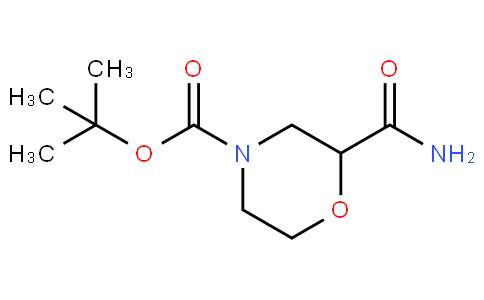 2-(Aminocarbonyl)-4-morpholinecarboxylic acid 1,1-dimethylethyl ester