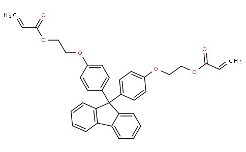 (((9H-Fluorene-9,9-diyl)bis(4,1-phenylene))bis(oxy))bis(ethane-2,1-diyl) diacrylate