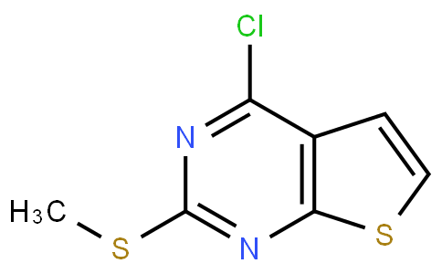 4-氯-2-(甲基硫代)噻吩并[2,3-d]嘧啶