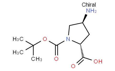 (2R,4S)-1-BOC-4-氨基-吡咯烷-2-羧酸