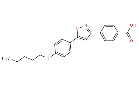 4-[5-(4-戊氧基苯基)異噁唑-3-基]苯甲酸