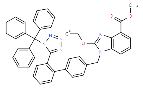 methyl 2-ethoxy-1-[[4-[2-(1-trityltetrazol-5-yl)phenyl]phenyl]methyl]benzimidazole-4-carboxylate