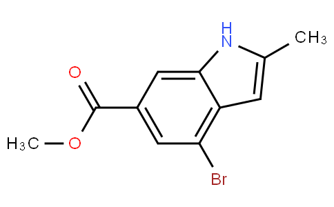 4-BroMo-2-Methyl-1H-indole-6-carboxylic acid Methyl ester