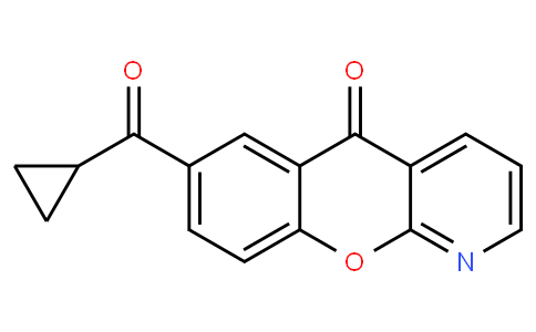 7-cyclopropanecarbonyl-chromeno(2,3-b)pyridin-5-one
