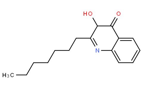 2-heptyl-3-hydroxy-3H-quinolin-4-one