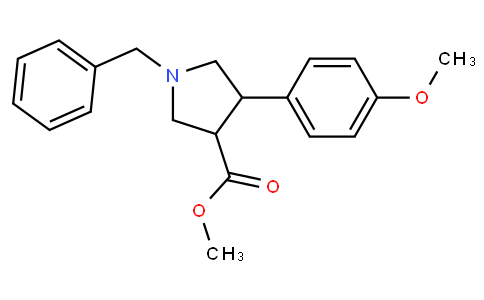 1-芐基-4-(4-甲氧基苯基)吡咯烷-3-羧酸甲酯