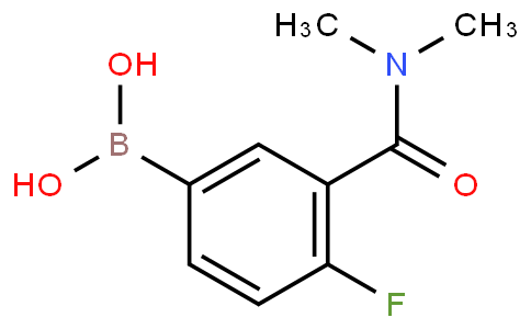 3-(二甲基氨甲酰基)-4-氟苯基硼酸