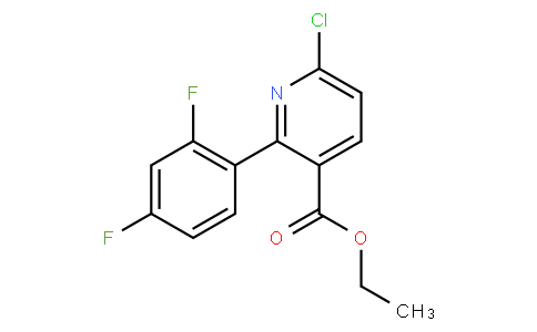 ethyl 6-chloro-2-(2,4-difluorophenyl)pyridine-3-carboxylate