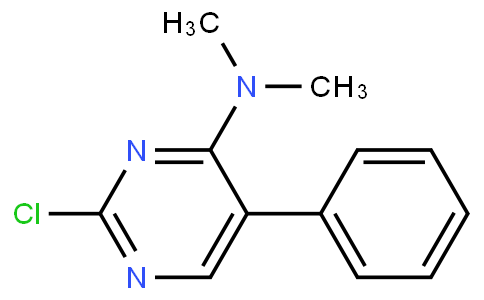 2-氯-N,N-二甲基-5-苯基嘧啶-4-胺