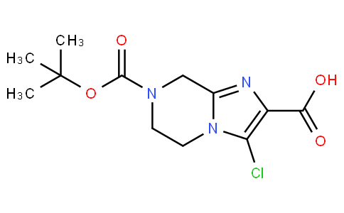 7-叔丁氧羰基-3-氯-5,6,7,8-四氫咪唑并[1,2-a]吡嗪-2-甲酸