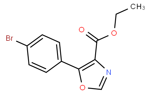 乙基 5-(4-溴苯基)-1,3-噁唑-4-羧酸