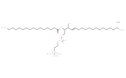 N-hexadecanoylsphingosine-1-phosphocholine