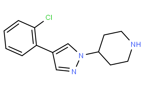 4-[4-(2-氯苯基)-1H-吡唑-1-基]哌啶