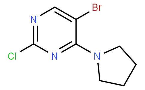 5-溴-2-氯-4-(1-吡咯烷基)嘧啶