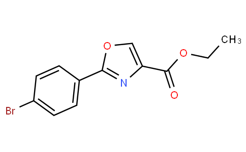 乙基 2-(4-溴苯基)-1,3-噁唑-4-羧酸