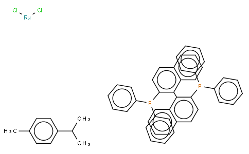 (R)-(+)-2,2\'-BIS(DIPHENYLPHOSPHINO)-1,1\'-BINAPHTHALENECHLORO(P-CYMENE)RUTHENIUM CHLORIDE