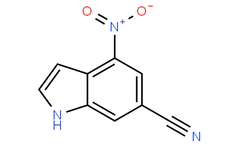 1H-Indole-6-carbonitrile, 4-nitro-