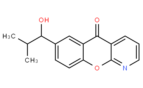 7-(1-hydroxy-2-methyl-propyl)-chromeno(2,3-b)pyridin-5-one