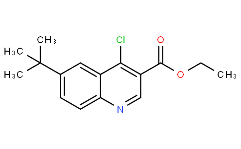 ethyl 6-tert-butyl-4-chloroquinoline-3-carboxylate