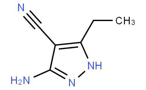 3-氨基-5-乙基-1H-吡唑-4-甲腈
