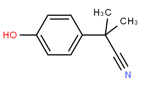 2-(4-hydroxyphenyl)-2-methylpropanenitrile