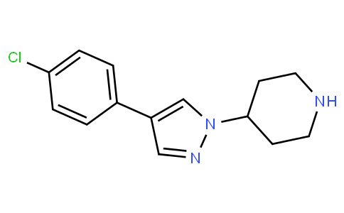4-[4-(2-氯苯基)-1H-吡唑-1-基]哌啶