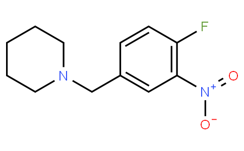 1-[(4-fluoro-3-nitrophenyl)methyl]piperidine