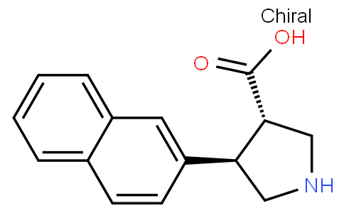 (3S,4R)-4-naphthalen-2-ylpyrrolidine-3-carboxylic acid