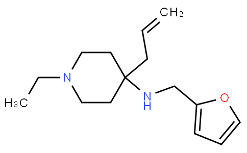 1-ethyl-N-(furan-2-ylmethyl)-4-prop-2-enylpiperidin-4-amine