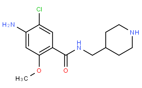 4-氨基-5-氯-2-甲氧基-n-(4-哌啶基甲基)苯甲酰胺