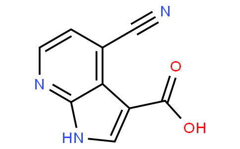 4-氰基-7-氮雜吲哚-3-羧酸