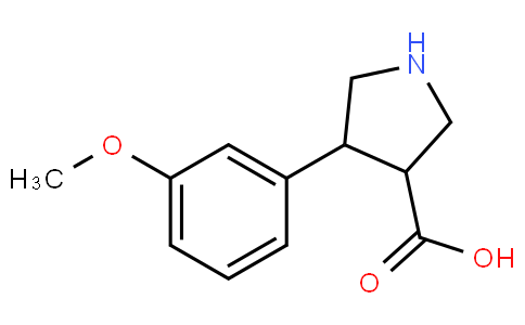 4-(3-methoxyphenyl)pyrrolidine-3-carboxylic acid