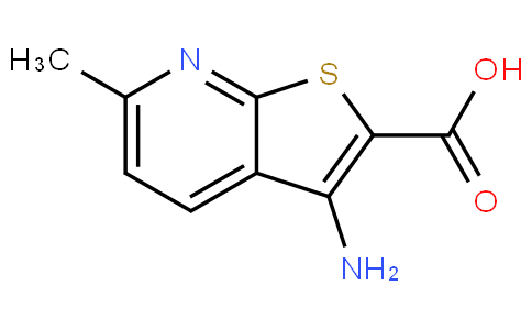 3-氨基-6-甲基噻吩并[2,3-b]吡啶-2-羧酸
