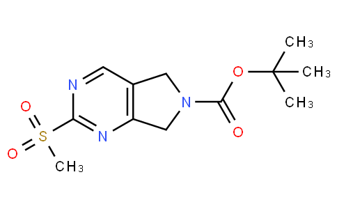 2-甲磺酰基-5H-吡咯并[3,4-d]嘧啶-6(7H)-甲酸叔丁酯
