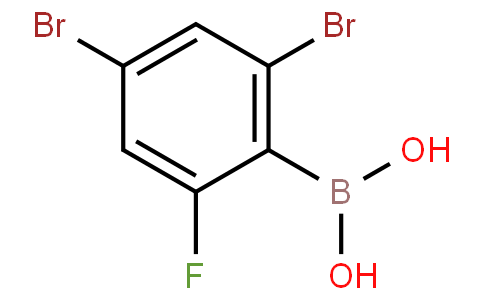 2,4-二溴-6-氟苯基硼酸