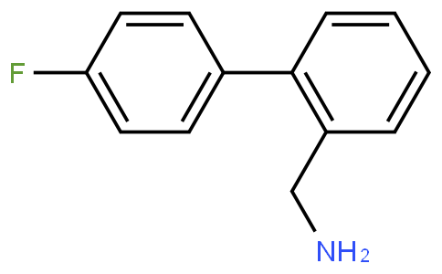[2-(4-fluorophenyl)phenyl]methanamine