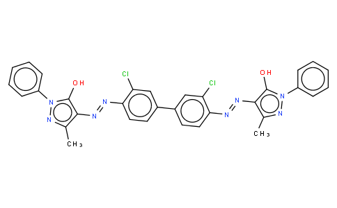 4,4\'-[[3,3\'-二氯(1,1\'-聯(lián)苯)-4,4\'-二基]二(偶氮)]二[2,4-二氫-5-甲基-2-苯基-3H-吡唑-3-酮]