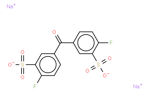 Disodium 3,3\'-carbonylbis(6-fluorobenzenesulfonate)
