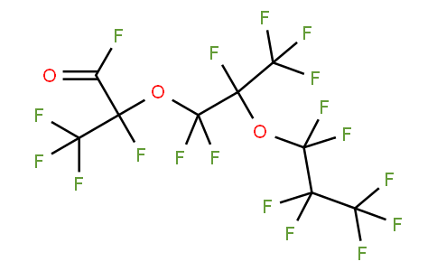 2,3,3,3-tetrafluoro-2-[1,1,2,3,3,3-hexafluoro-2-(1,1,2,2,3,3,3-heptafluoropropoxy)propoxy]propanoyl fluoride
